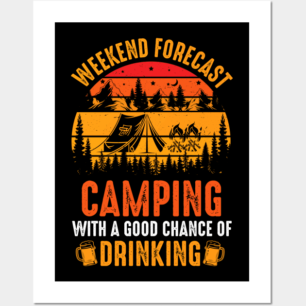 Camping Lover-Weekend Design Wall Art by DesignXpression